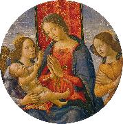 Virgin Adoring the Child with Two Angels, Mainardi, Sebastiano